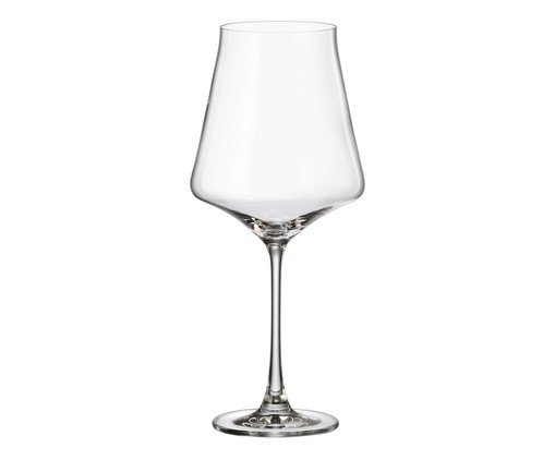 Jogo de taças para água Cettia em cristal, transparent | WestwingNow