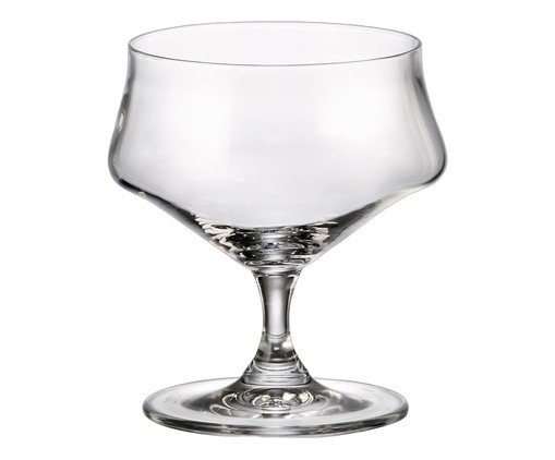 Jogo de taças para sobremesa Cettia em cristal, transparent | WestwingNow