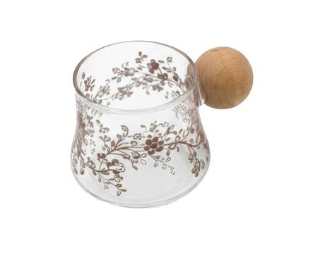 Jogo de Xícaras para chá em vidro borossilicato | Westwing