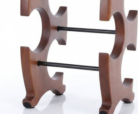 Suporte para 4 garrafas de vinho em madeira | Westwing