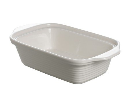 Rechaud retangular Eleonora em porcelana com queimador | Westwing