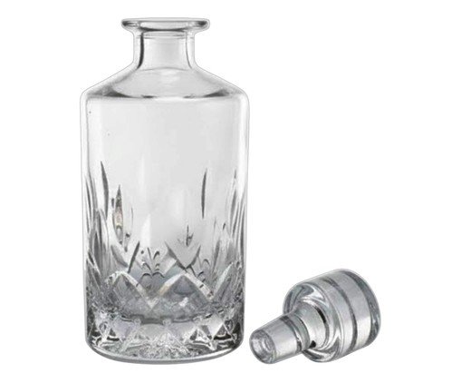Garrafa para whisky em cristal ecológico Serv, transparent | WestwingNow