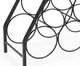 Suporte para 6 garrafas de vinho em metal preto, black | WestwingNow