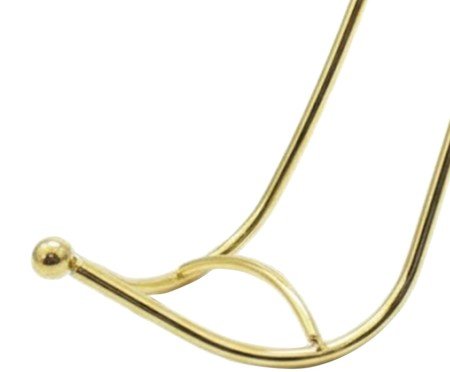 Suporte para 1 garrafa de vinho em metal dourado | Westwing