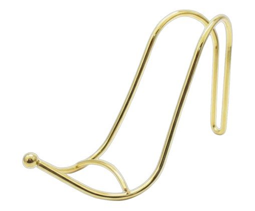 Suporte para 1 garrafa de vinho em metal dourado, gold | WestwingNow