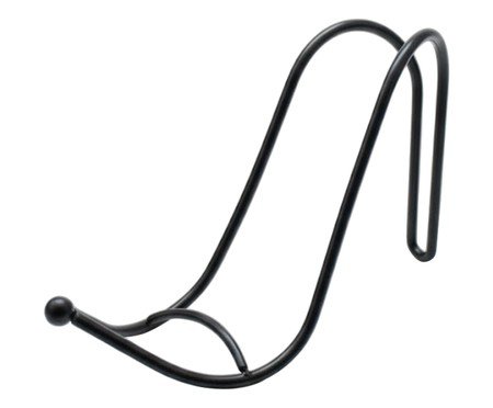 Suporte para 1 garrafa de vinho em metal preto | Westwing