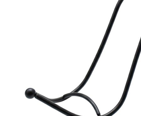 Suporte para 1 garrafa de vinho em metal preto | Westwing