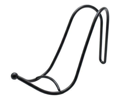 Suporte para 1 garrafa de vinho em metal preto, black | WestwingNow