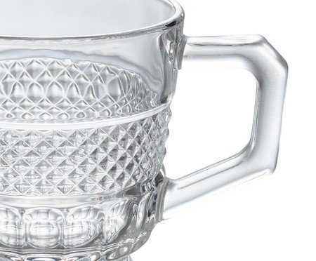 Jogo de Xícaras para chá Tressê em cristal ecológico Tula | Westwing