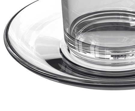 Jogo de Xícaras para café Dia a Dia em vidro | Westwing