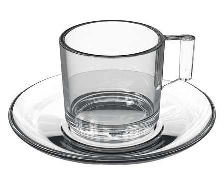 Jogo de Xícaras para café Dia a Dia em vidro | Westwing