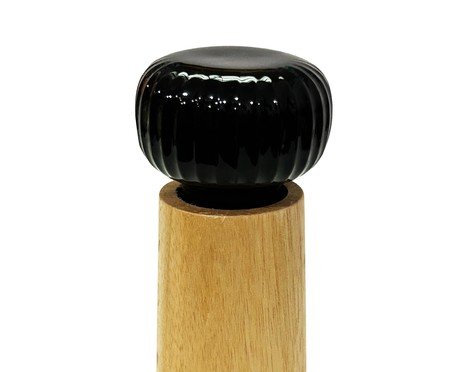 Moedor em cerâmica e madeira preto | Westwing