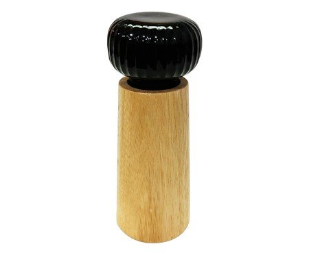 Moedor em cerâmica e madeira preto | Westwing