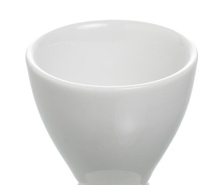 Porta ovo Blanc em porcelana branco | Westwing