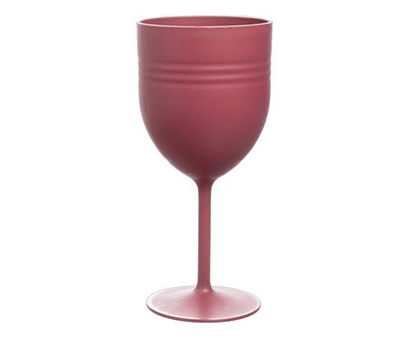 Taça para vinho Defensa em fibra de trigo e bordô | Westwing