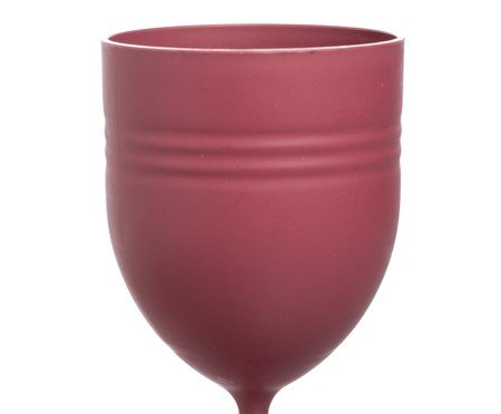 Taça para vinho Defensa em fibra de trigo e bordô | Westwing