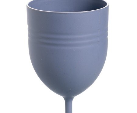 Taça para vinho Defensa em fibra de trigo e azul | Westwing