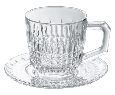 Jogo de Xícaras para chá Spire em cristal ecológico Jalaru | Westwing