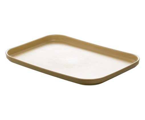 Bandeja Defensa em fibra de trigo e bege, beige | WestwingNow