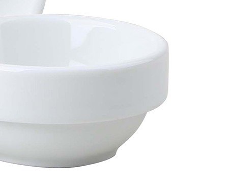 Jogo de bowls Blanc em porcelana branco | Westwing