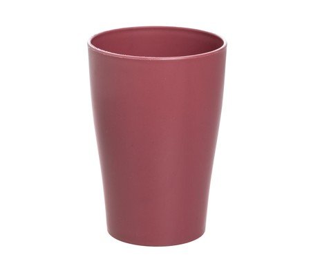 Copo Defensa em fibra de trigo e bordô Kawana | Westwing