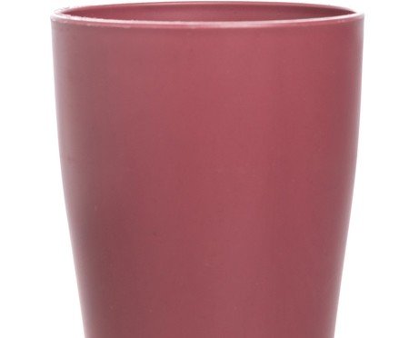 Copo Defensa em fibra de trigo e bordô Kawana | Westwing