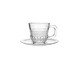 Jogo de Xícaras para café Tressê em cristal ecológico, transparent | WestwingNow