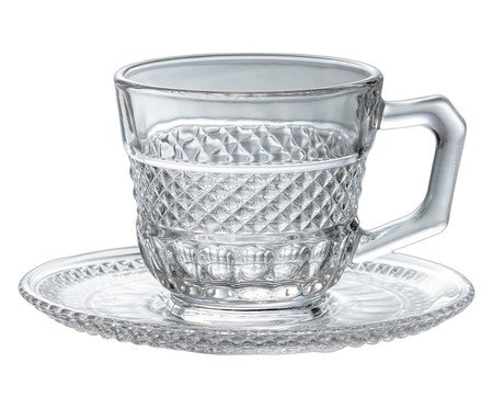 Jogo de Xícaras para café Tressê em cristal ecológico | Westwing