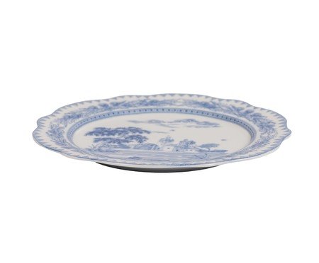 Jogo de aparelhos de jantar Delfit em porcelana azul | Westwing