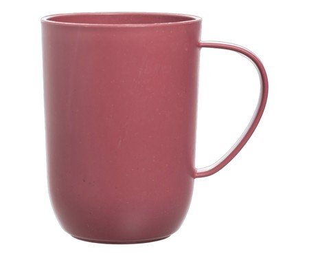 Caneca Defensa em fibra de trigo e bordô | Westwing