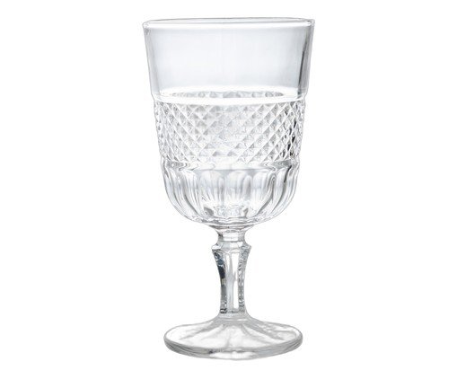 Jogo de taças Tressê em cristal ecológico, transparent | WestwingNow