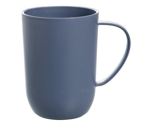 Caneca Defensa em fibra de trigo e azul, blue | WestwingNow