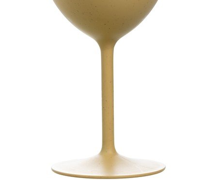 Taça para vinho Defensa em fibra de trigo e bege | Westwing