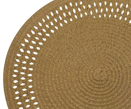 Lugar americano redondo marrom | Westwing