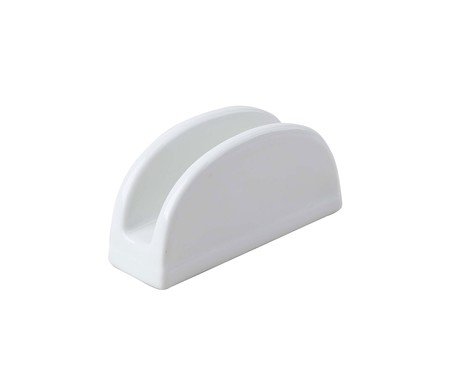 Porta-Guardanapo Blanc em porcelana branco | Westwing
