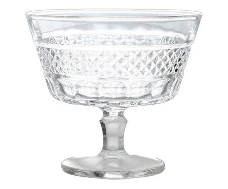 Jogo de taças para sobremesa Tressê em cristal ecológico | Westwing