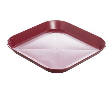 Prato Defensa em fibra de trigo e bordô | Westwing