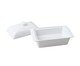 Manteigueira Blanc com tampa em porcelana branco, white | WestwingNow