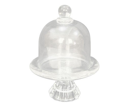 Prato para doces Liz em cristal ecológico, transparent | WestwingNow