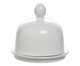 Manteigueira com tampa e pires Blanc em porcelana branco, white | WestwingNow
