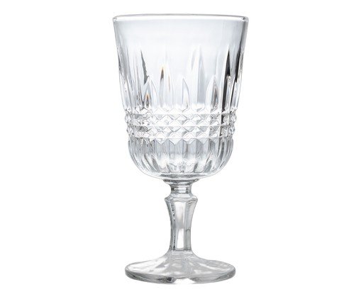 Jogo de taças Spire em cristal ecológico, transparent | WestwingNow