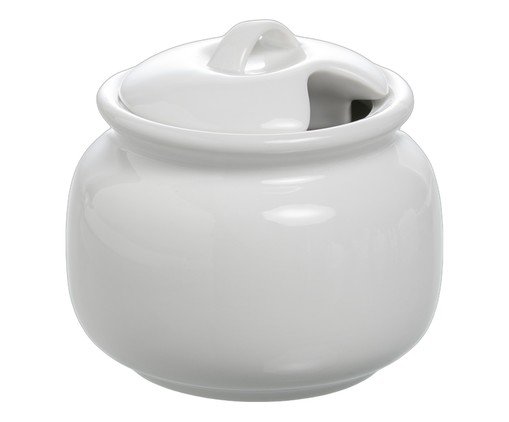 Açucareiro Blanc em porcelana branco, white | WestwingNow