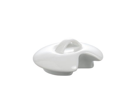 Açucareiro Blanc em porcelana branco | Westwing