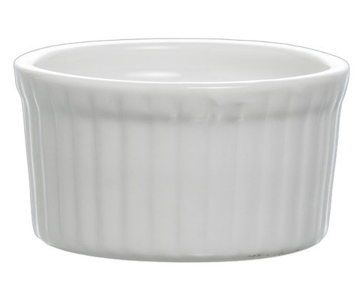 Jogo de ramequins Blanc em porcelana branco, white | WestwingNow