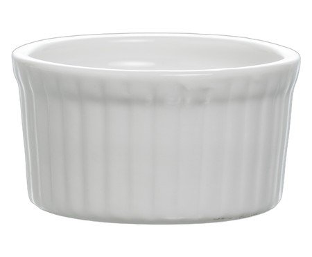 Jogo de ramequins Blanc em porcelana branco | Westwing