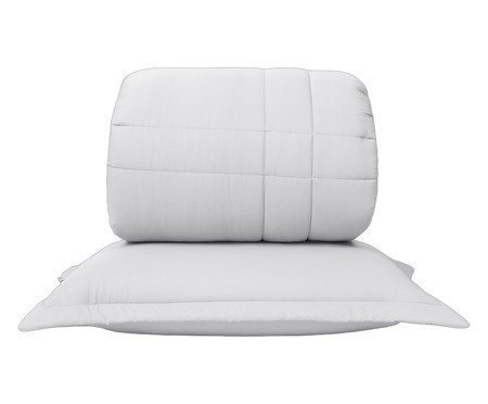 Jogo de Edredom Softcool Dupla Face Cinza | Westwing