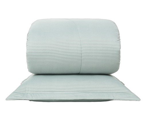 Jogo de Edredom Stripes Verde, green | WestwingNow