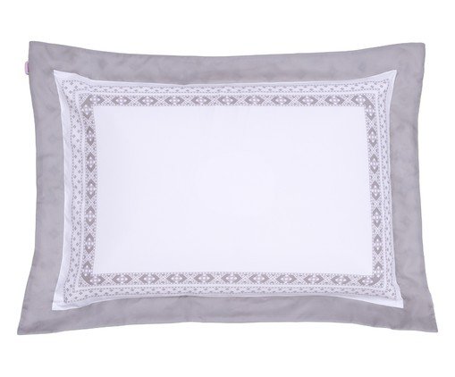 Fronha Encanto Dupla Face Trama, white | WestwingNow
