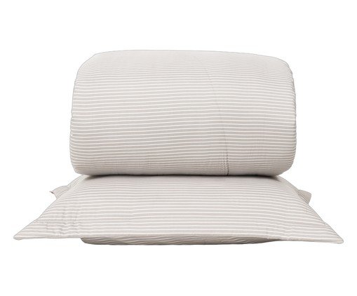 Jogo de Edredom Stripes Bege, beige | WestwingNow