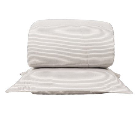 Jogo de Edredom Stripes Bege